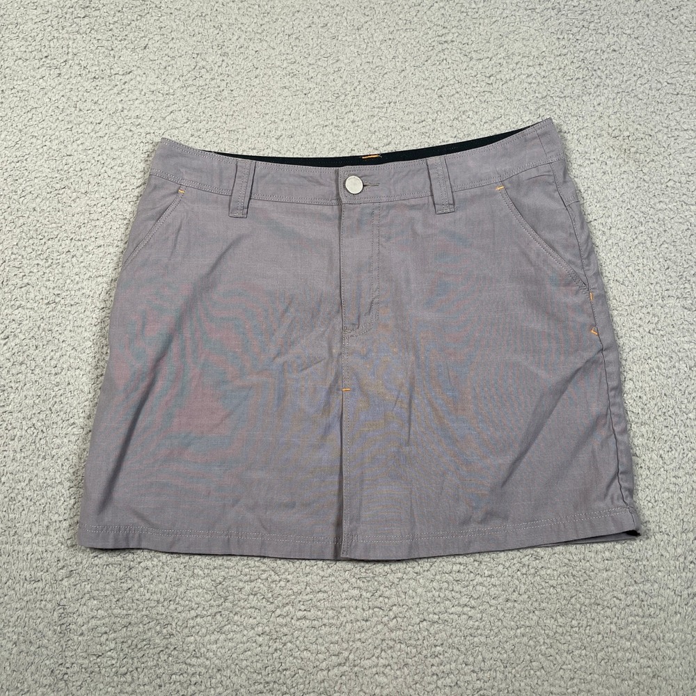 Smartwool Skirt Womens 28‎ Gray Merino Wool Blend Outdoors Hike Pockets Active